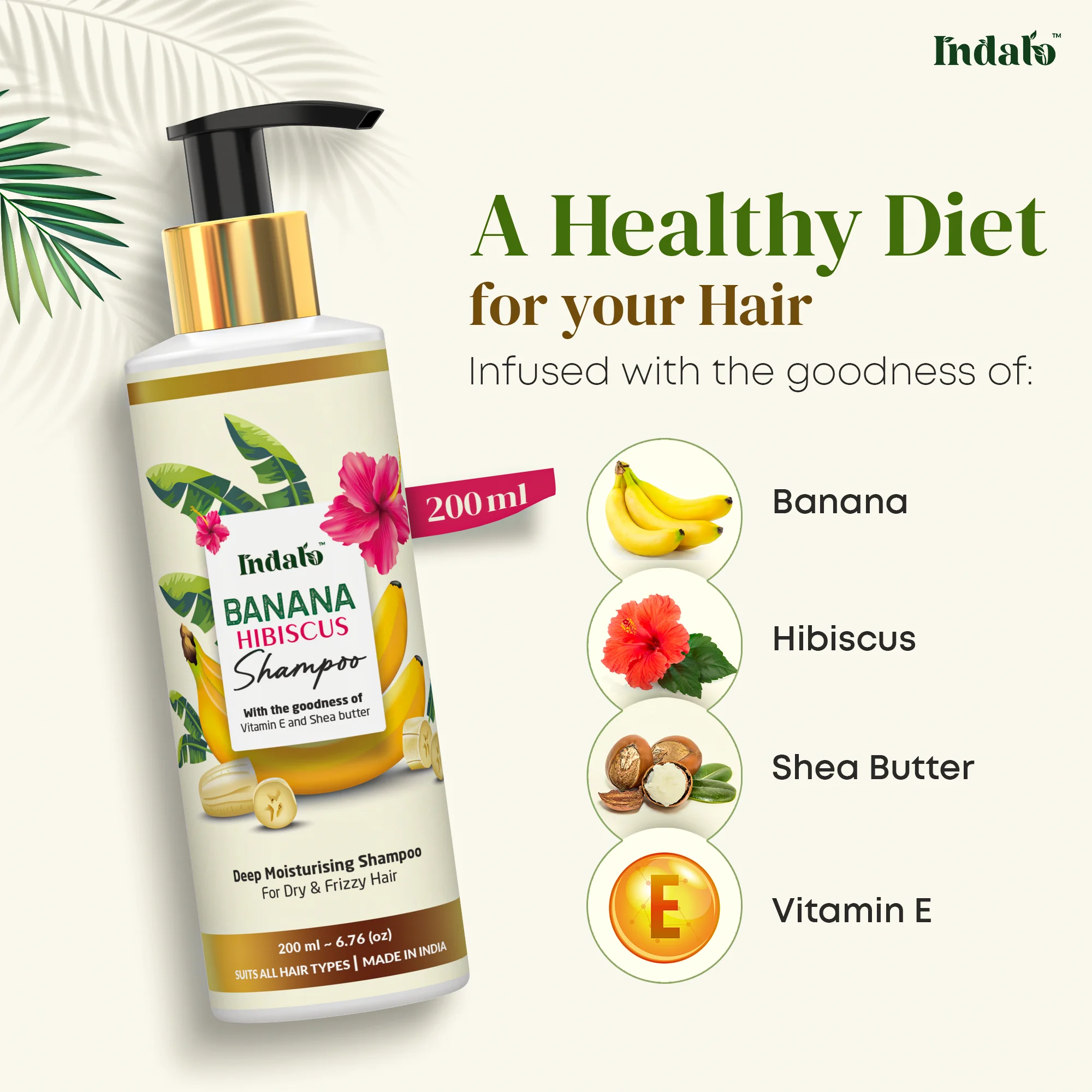 Private Label vegan Banana hibiscus shampoo and conditioner set Hair moisturizing Damage repair shampoo for daily use