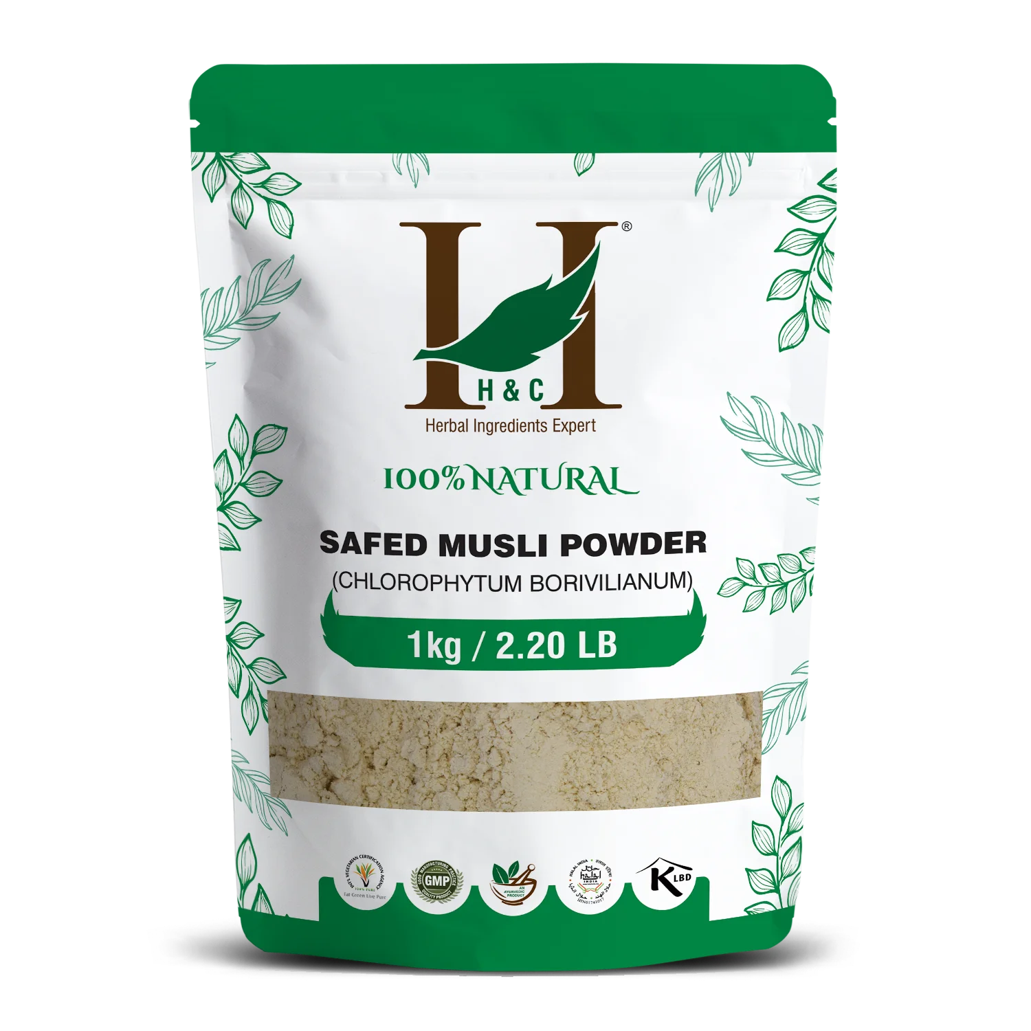 
 H & C Safed Musli порошок (хлорофитум боровилианум)-100 г Упаковка  