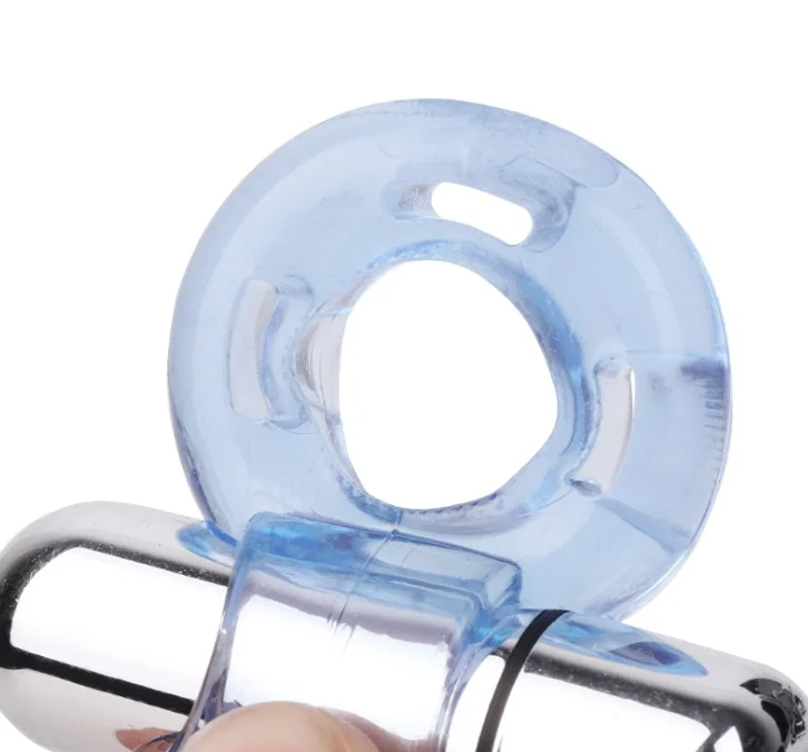 Rabbit Vibrator Cock Ring Vibrating Bullet Delay Stimulator Mens Couples Sex Toy