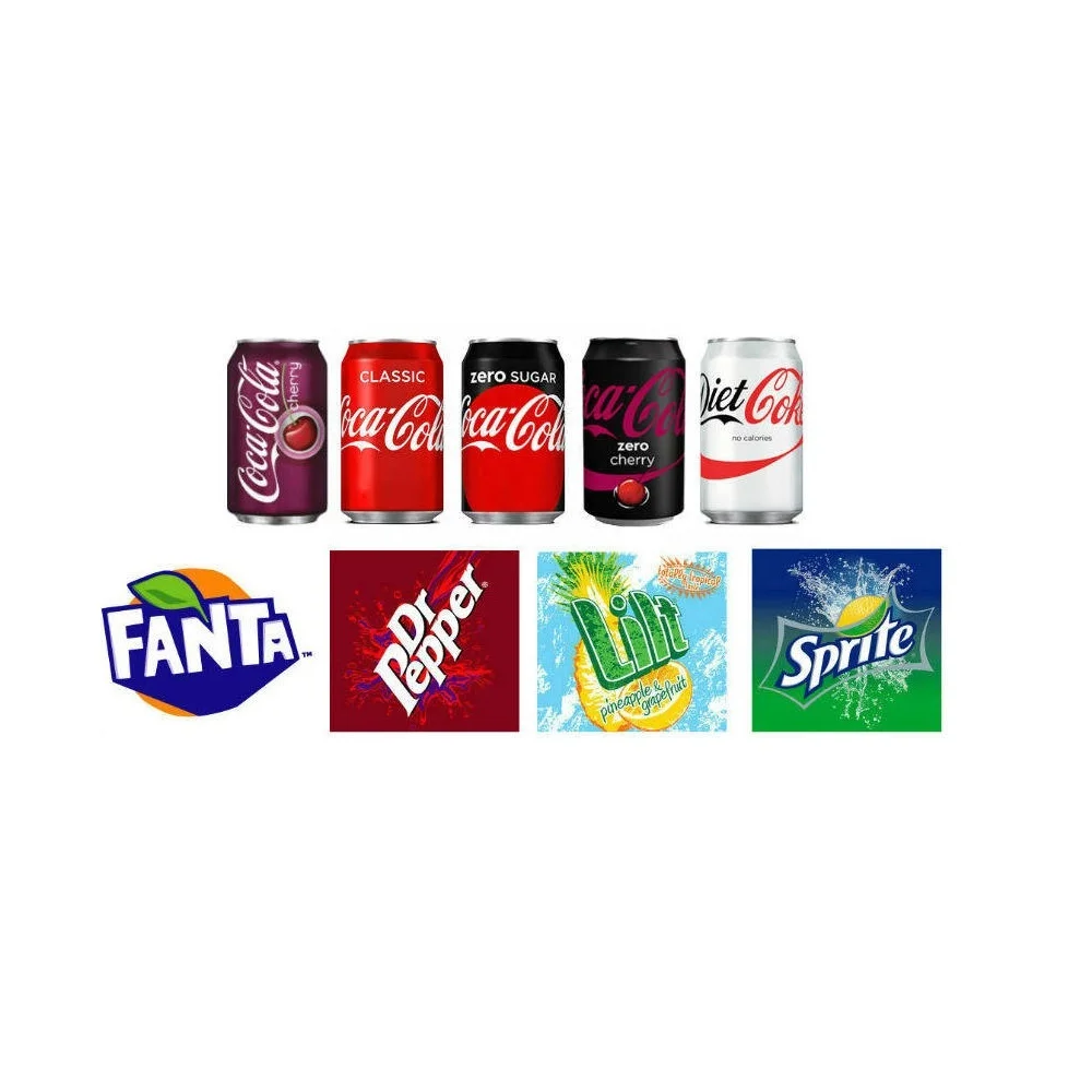 Wholesale Supplier Of Soft Drinks- Coca Cola/ Diet Coke/ Sprite/ Fanta  in Canned Packing