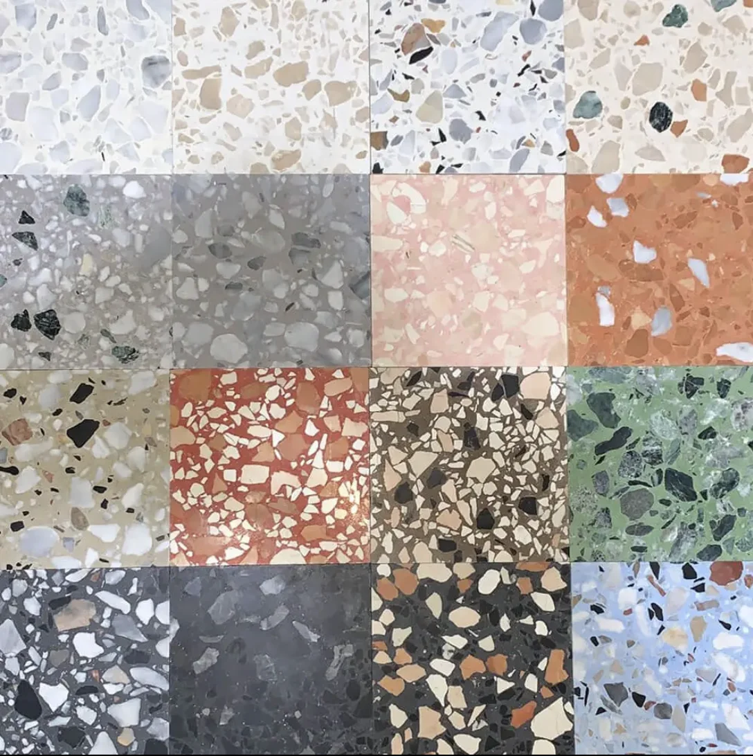 Cement Terrazzo Tiles for Bulk Buyers 600x600 - 200x200 - 400x400 made in italy   pink terrazzo cement tiles