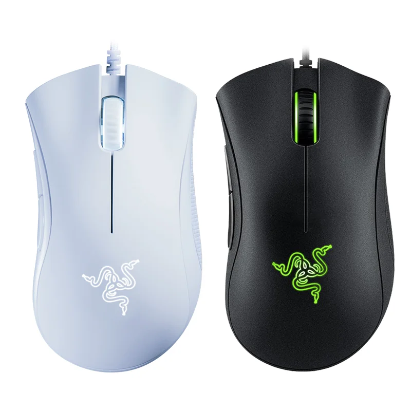  Оригинальная Проводная игровая мышь Razer DeathAdder Essential оптическая 6400 точек/дюйм для ноутбука ПК