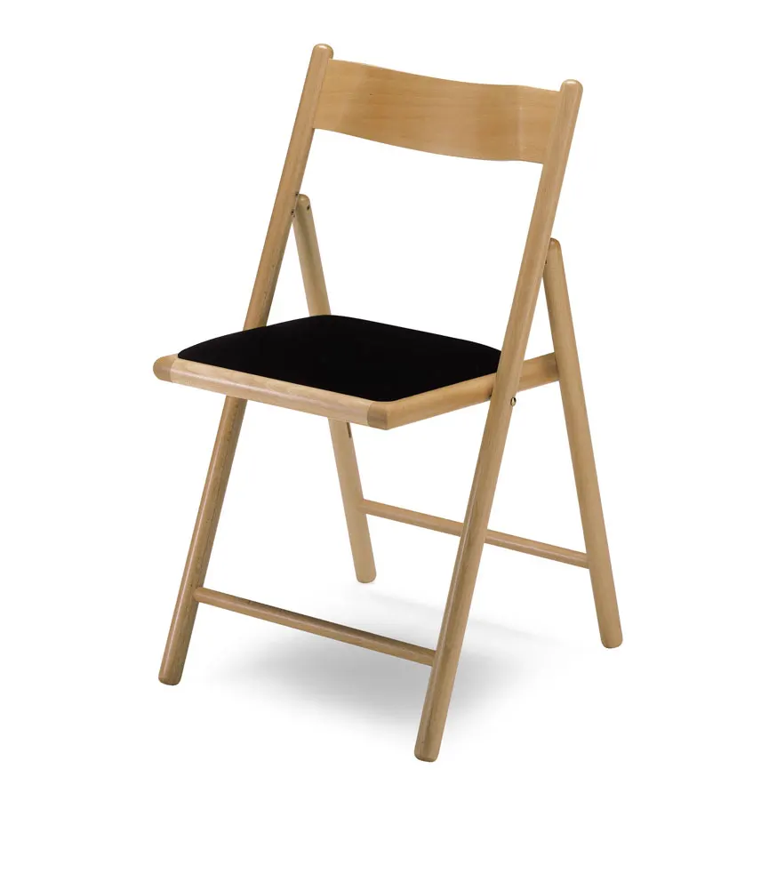 Декорированный складной стул с обивкой 187