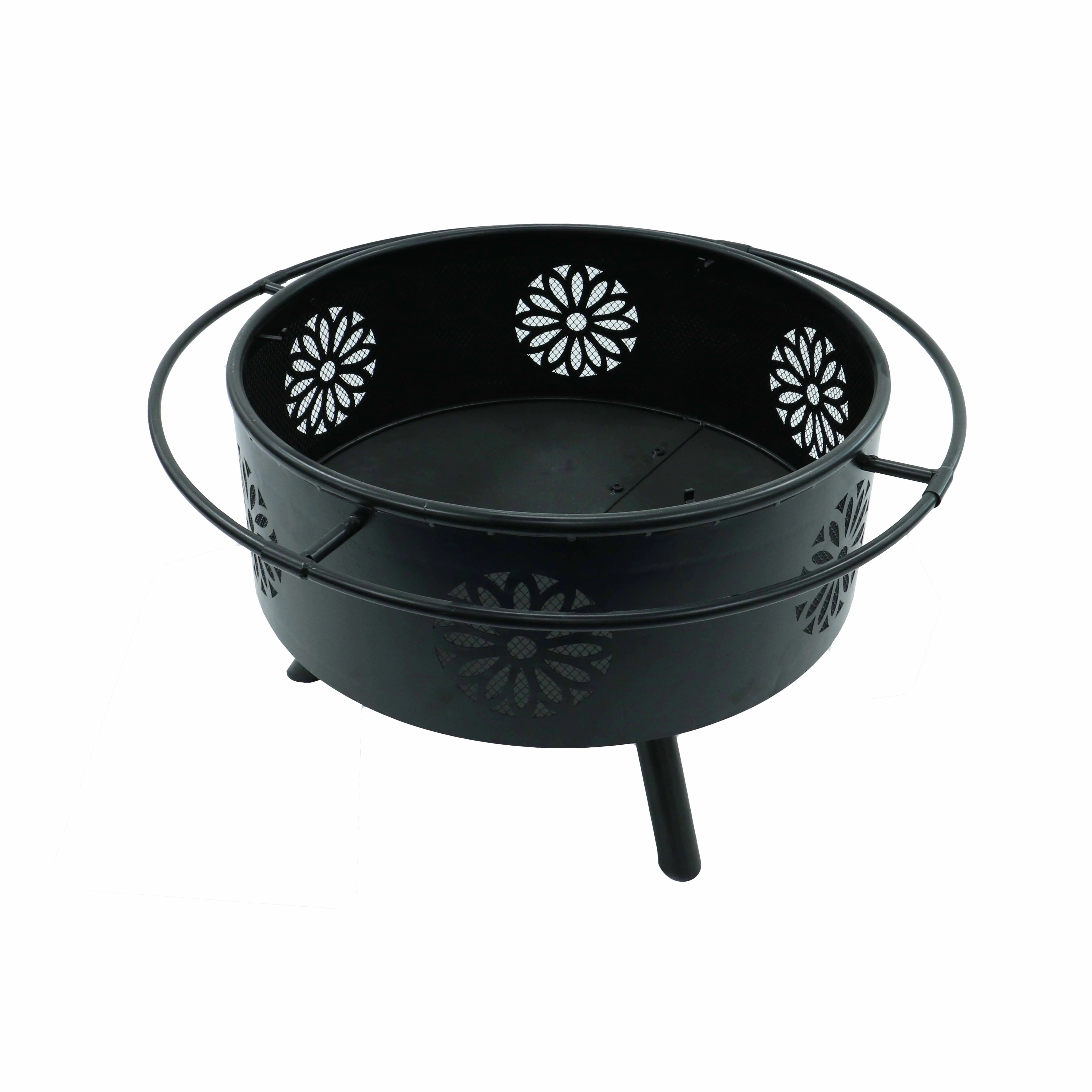 Outdoor Fire Pit Large Bonfire Wood Burning Patio & Backyard Firepit For Outside