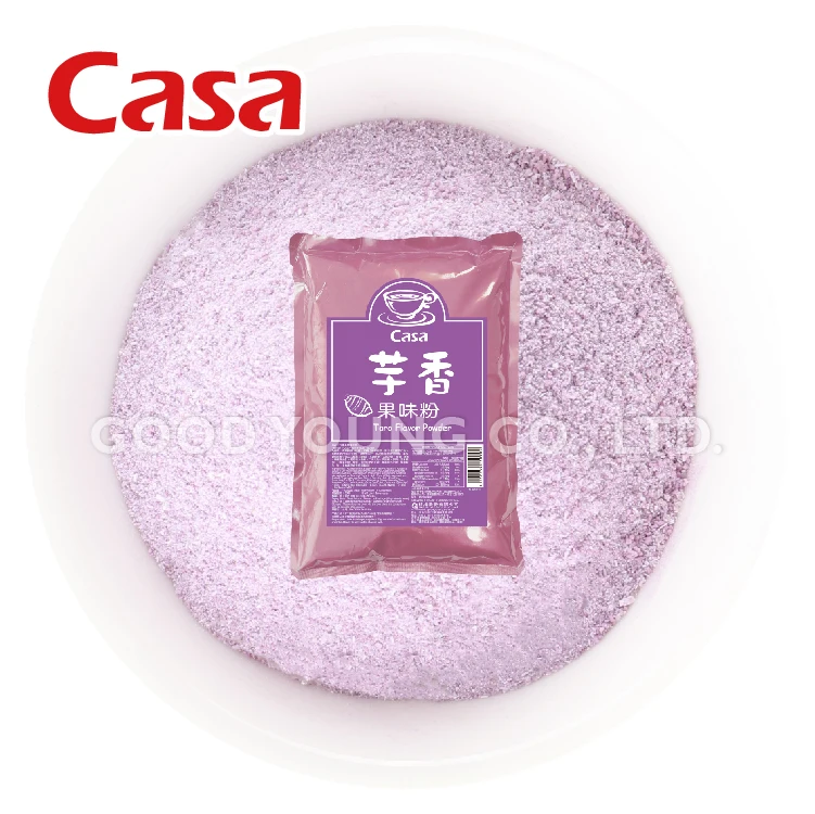 Taiwan Selling Organic Seasoning Instant Taro Powder Bubble Tea Ingredients