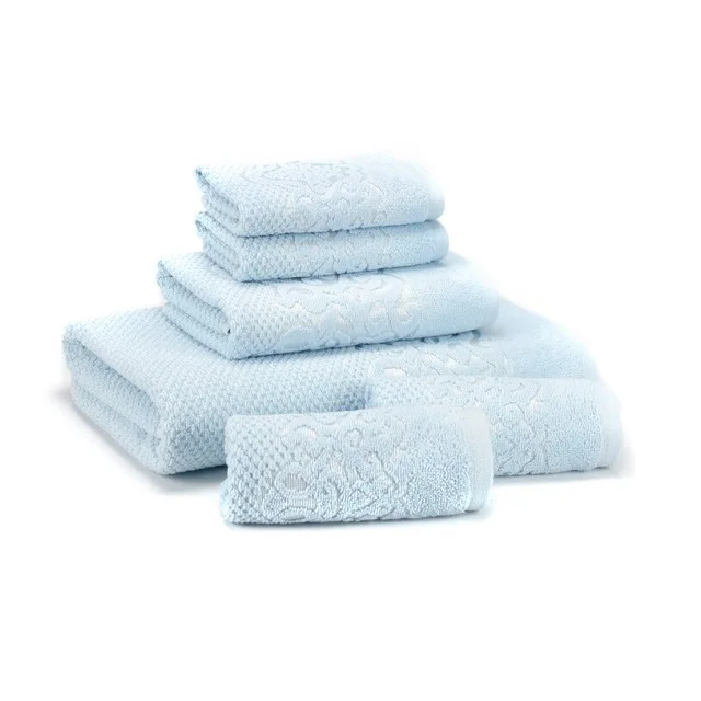 Customizable 2022 Top Quality OEM Causal And Unique Design Dyed Jacquard Towels Available In Stock For Cheap Prices