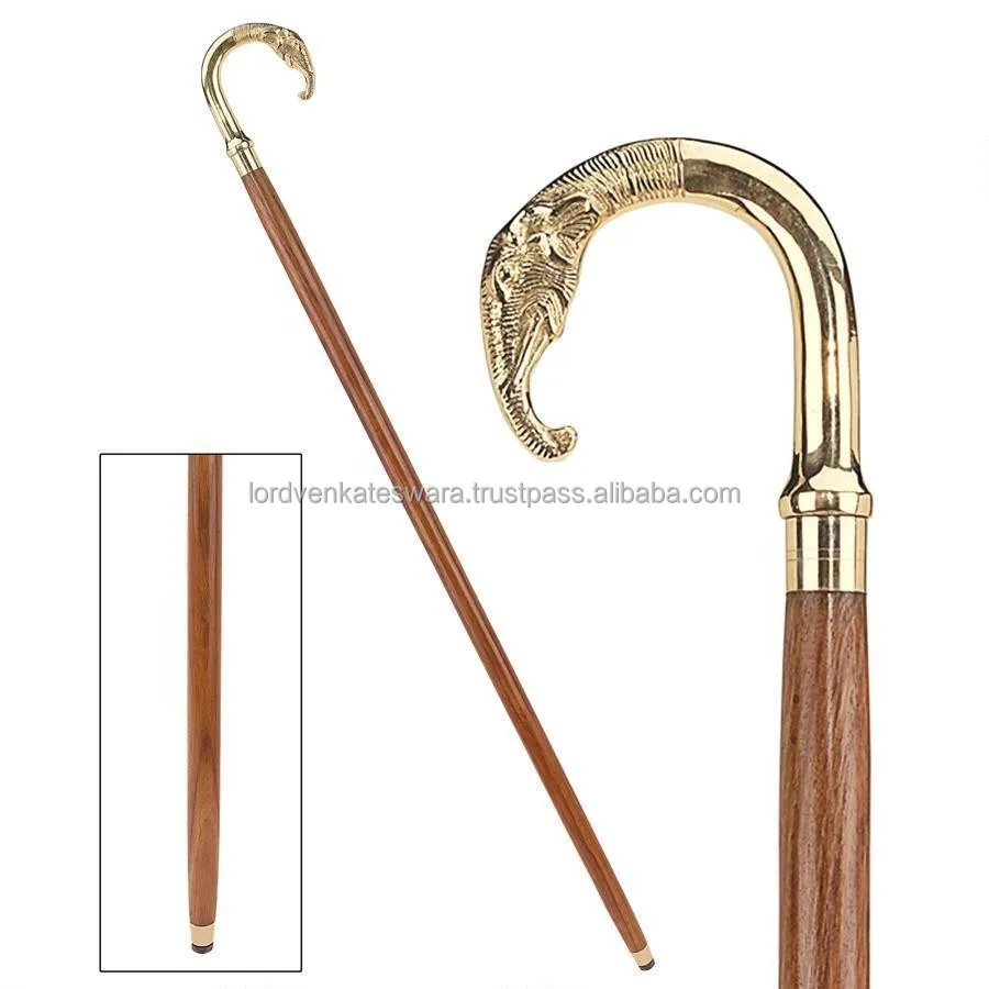 wooden walking stick