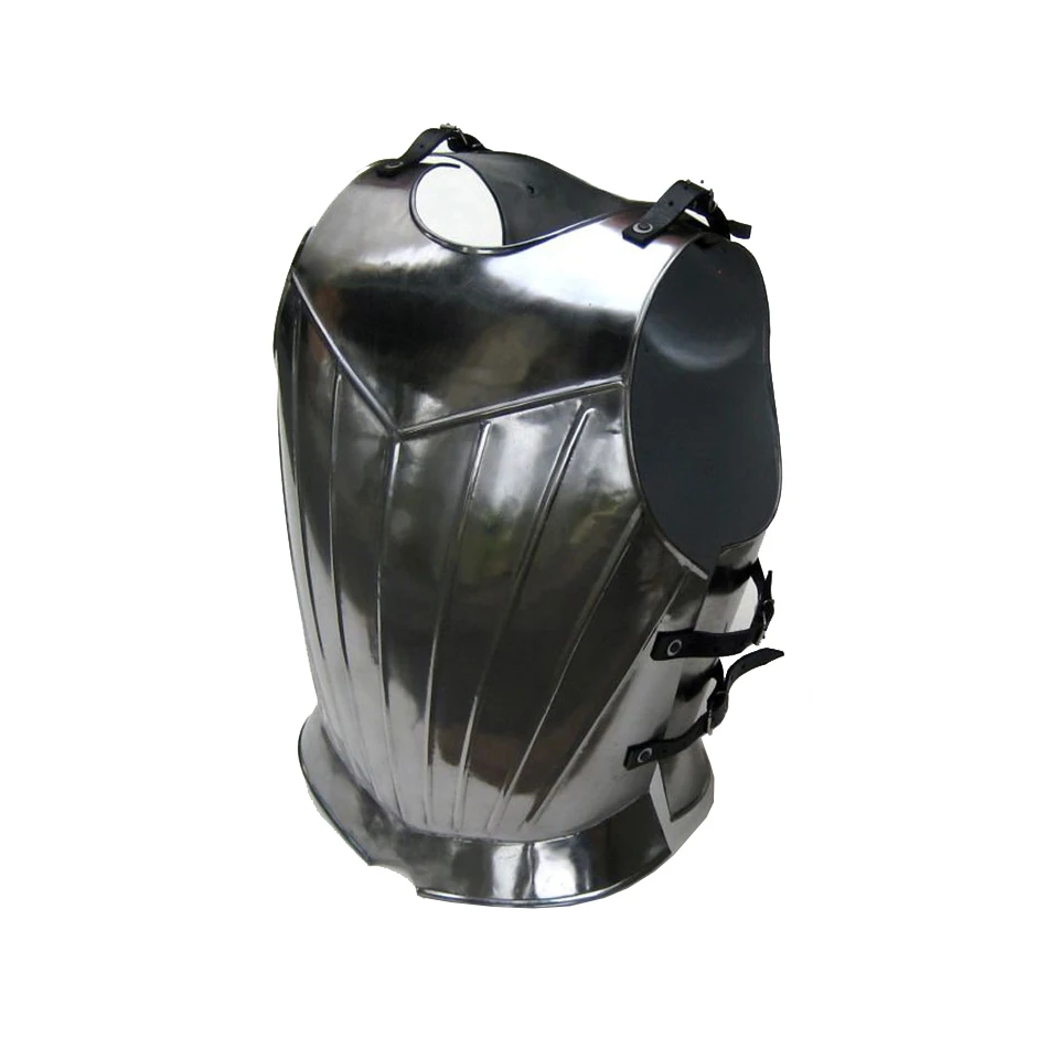  Средневековый рыцарь носимый боди-броня серебряная Античная накладка на грудь защитная броня боевой воин костюм для спорта и Хэллоуина