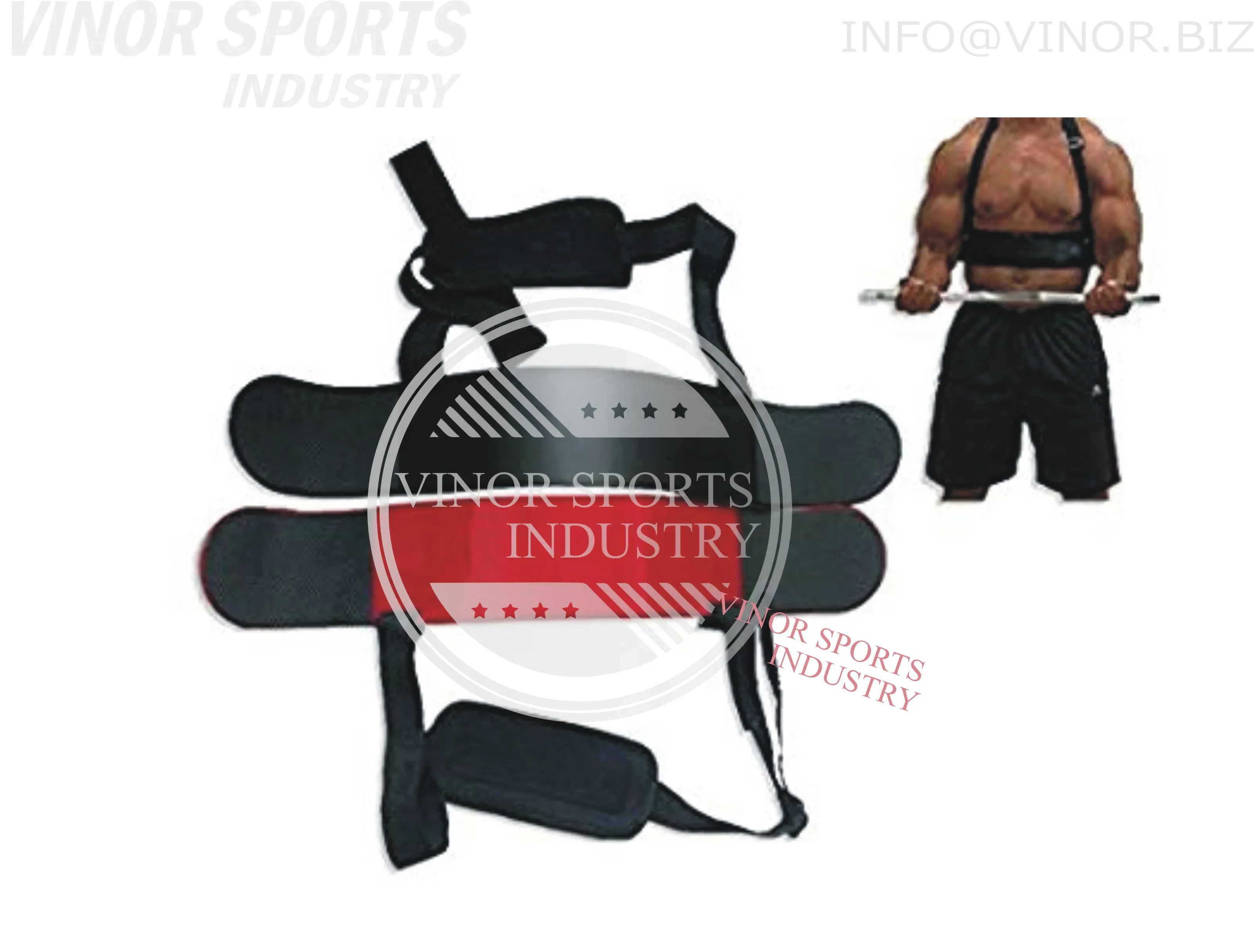 Weight Lifting Manufacturer Gym Training Custom Arm Blaster Custom Logo Gym Fitness Bicep Weightlifting Arm Curl Blaster Belt