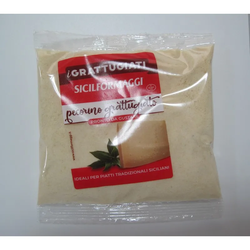High Quality Italian GRATED PECORINO hard cheese powder for cooking 0.2kg vacuum pack for export