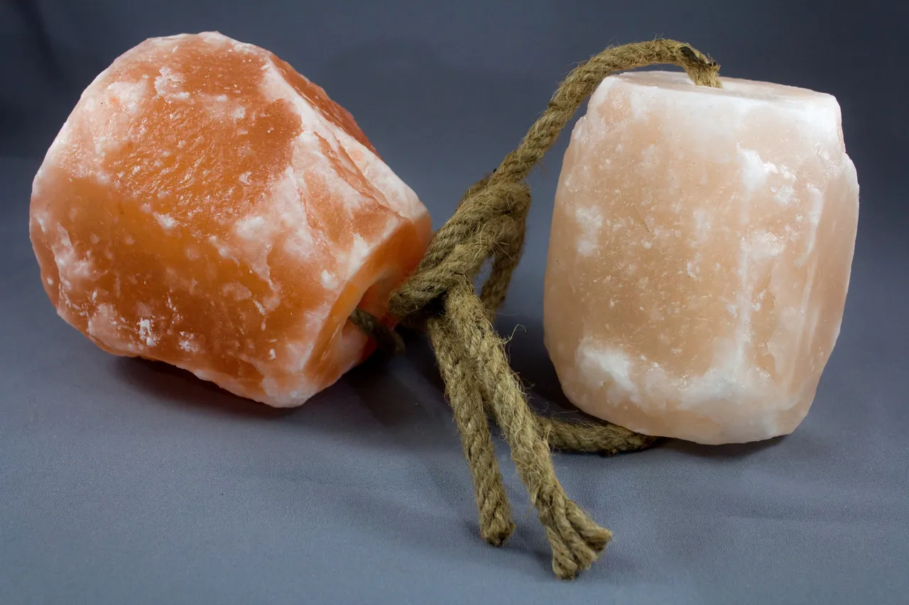 
Cattle Animal lick Salt stone rock with hanging rope 100% Natural Pure Himalayan Salt cattle salt licks 