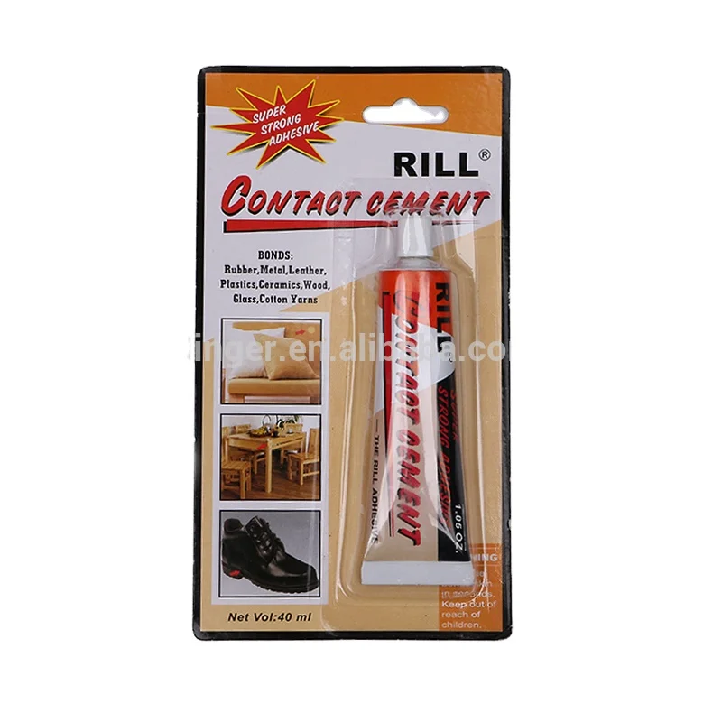 40 мл контактный цемент для обуви, пластика, металла, дерева