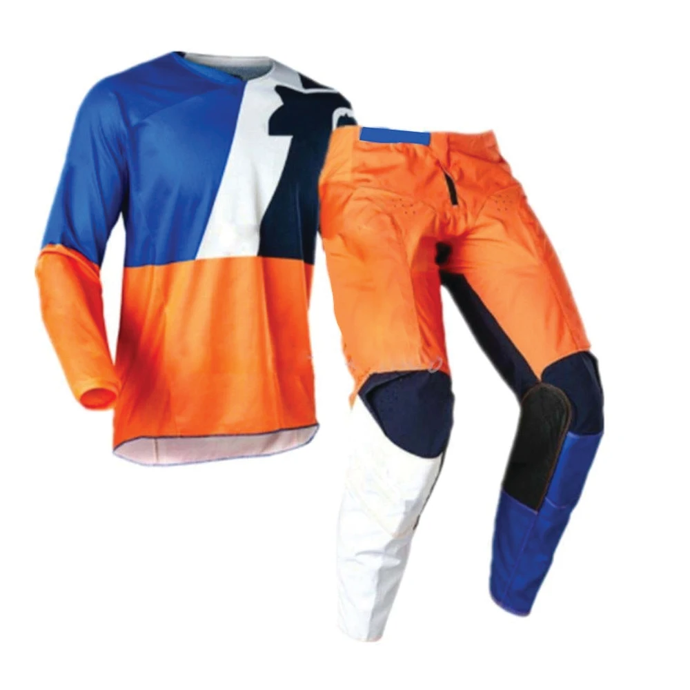 Custom Design Mx Motocross Riding Jersey Auto Unisex Mesh Oem Dirt Bike Jersey Pants Combo Suit
