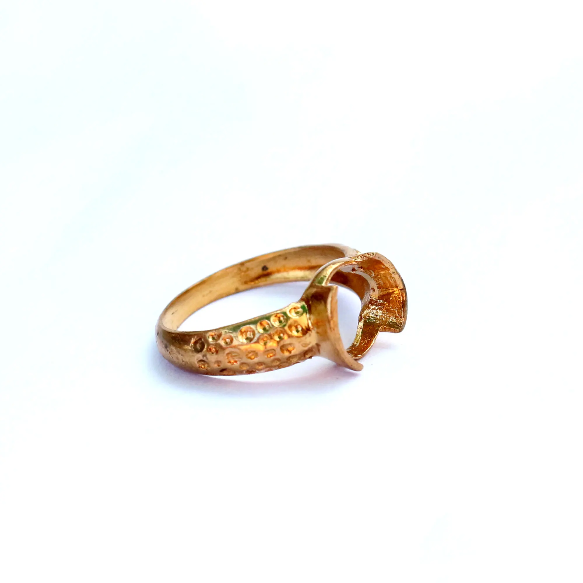 Trendy Brass Gold Plated Ring Wholesale Gemstone Handmade Brass Gold Ring jewelry Wholesale Factory Price
