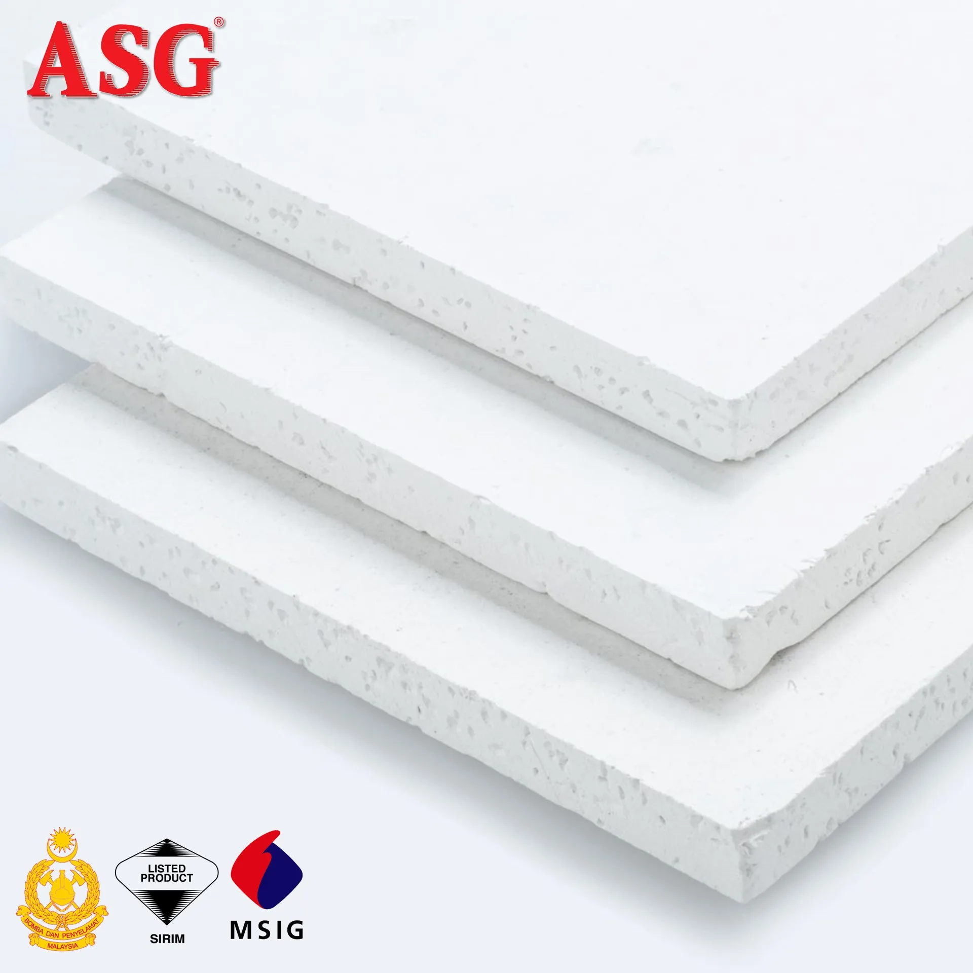 
ASG Plaster Ceiling Board / Plasterboard / Gypsum Drywall Plasterboard Manufactured in Malaysia 