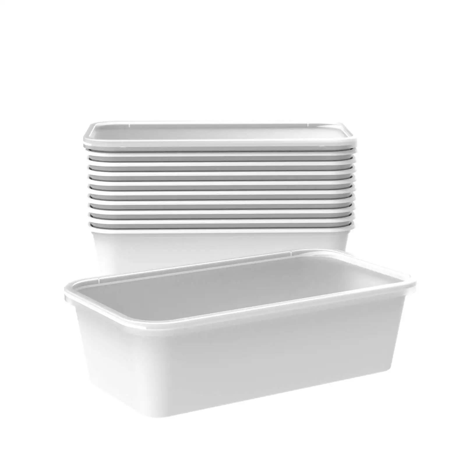  Тонкий пластиковый пищевой контейнер на вынос для удобного хранения еды-B0646