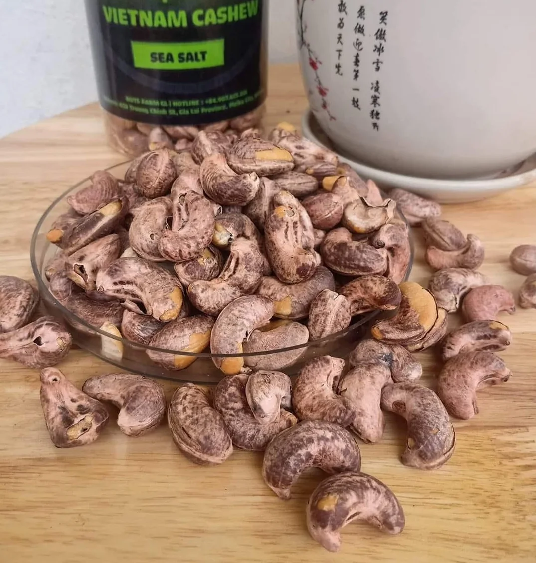 VIETNAM ROASTED CASHEW NUTS KERNELS WITH SALT