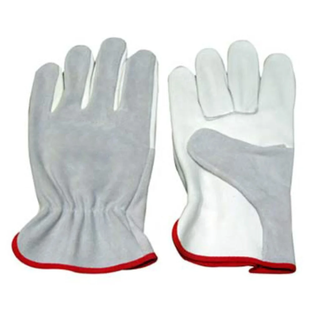 Goat Skin Driver Glove Cut Resistant Black Back Closer Without Lining Eye Pattern Driver Gloves Men