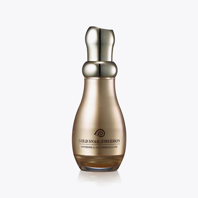 GOLD SNAIL EMULSION 130 ml Whitening Anti-wrinkle Free of Talc, Color Pigment, Mineral Oil, and Lard Made in Korea OTILTD