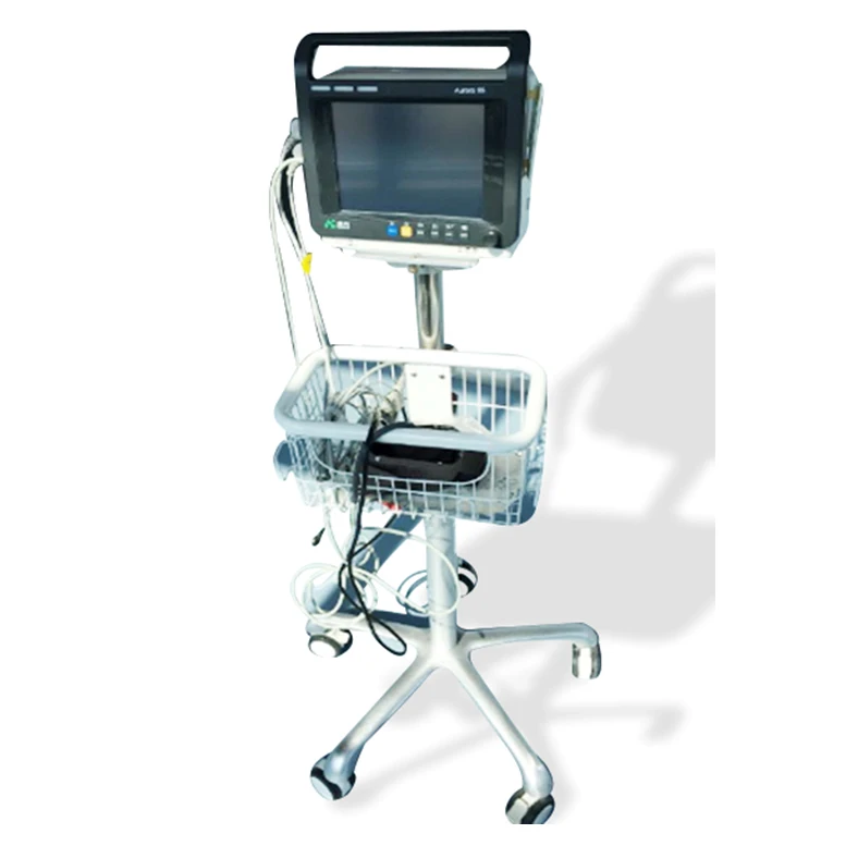 Aurora PMT medical vital sign medical patient monitor trolley with wheels