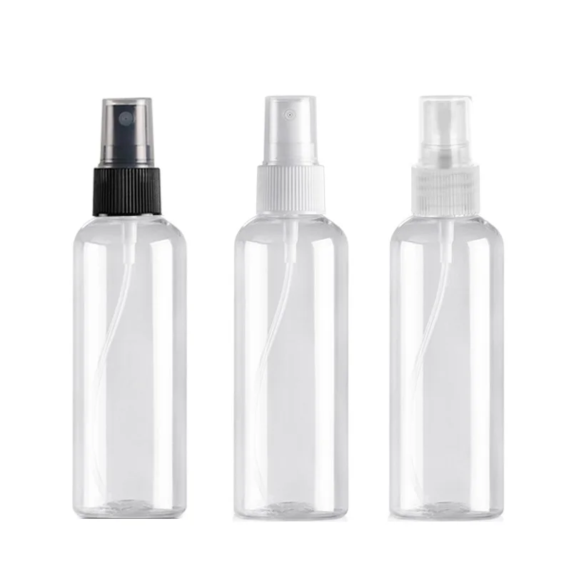 
Empty Transparent Plastic PET bottle with trigger spray perfume clean moist 
