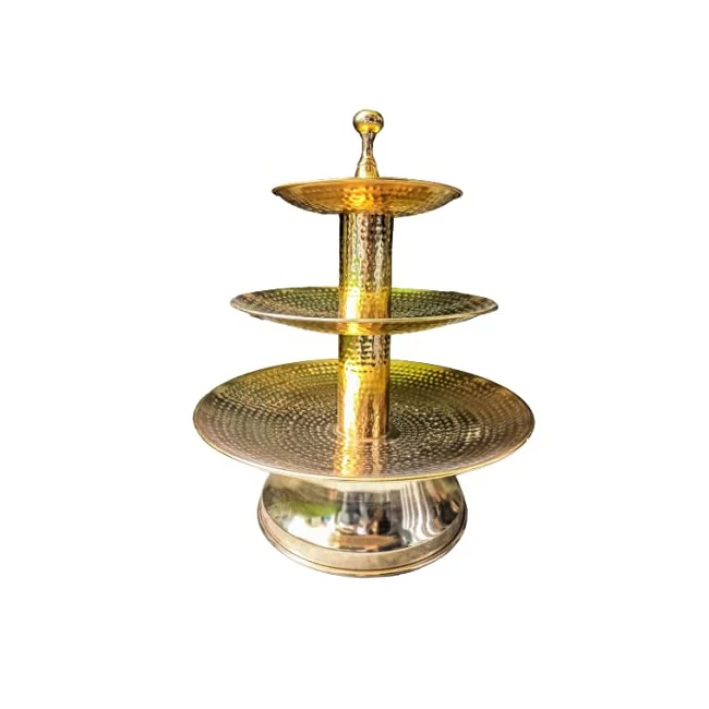 Exclusive Design Metal Material Cake Stand For Hotel Restaurant Home Birthday Party Cake Stand with Sustainable Quality