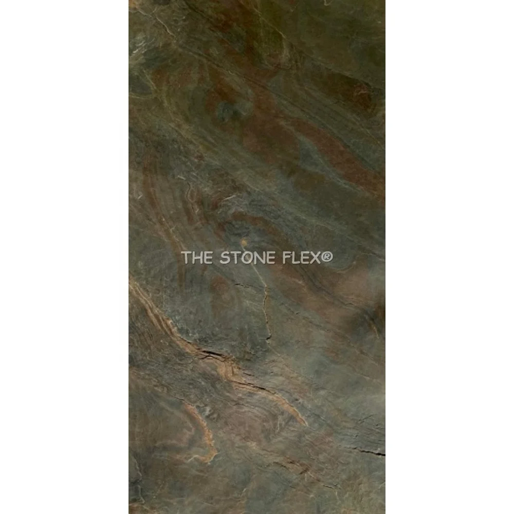 Natural 2MM Interior Ultra Thin Smooth Flexible Multi Pink Natural Stone Veneer Sheet For Home Decor