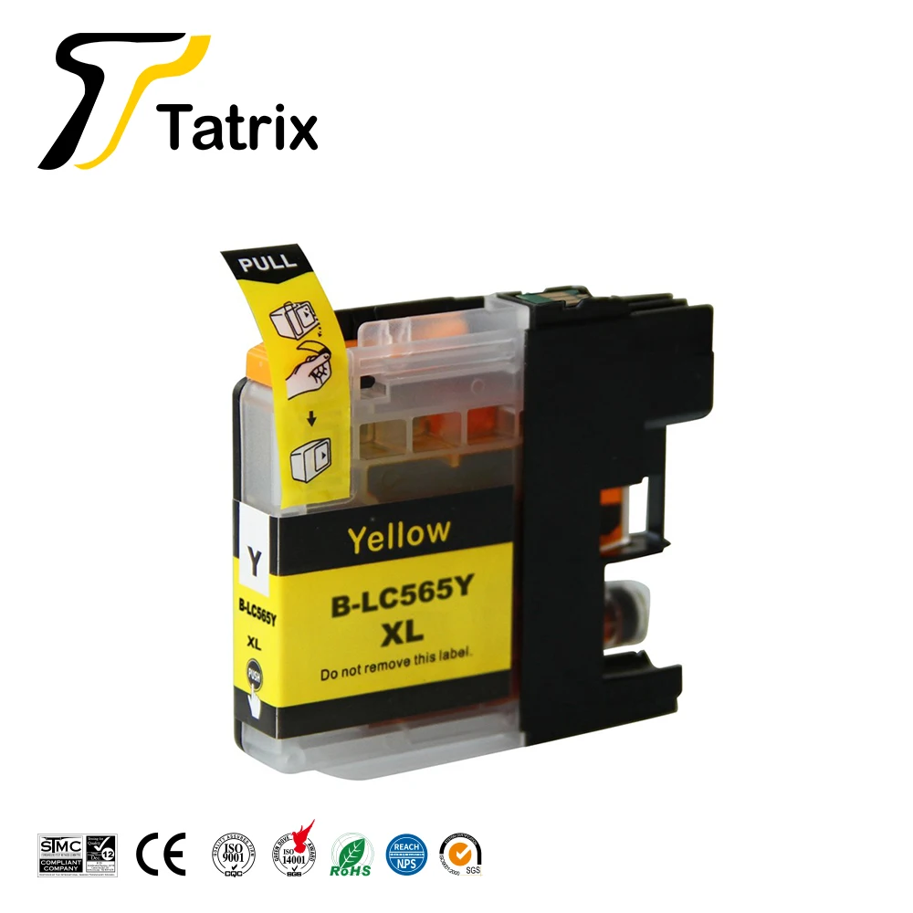 Tatrix LC565 LC567 LC569 премиум черный Совместимость принтера чернильный картридж для Brother MFC-J3520