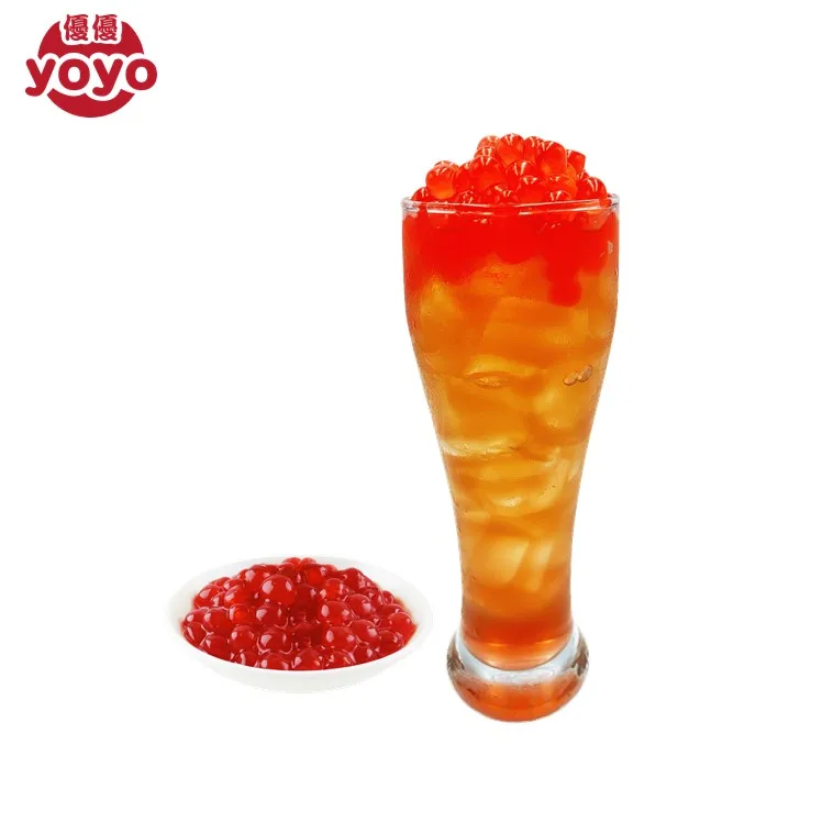 Молочный чай Boba тайваньский клубничный жемчужный молочный