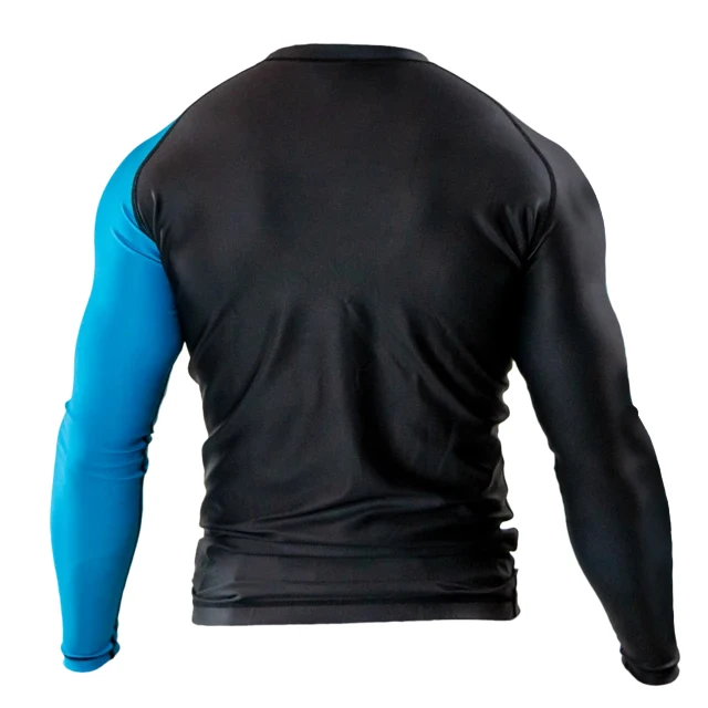 Men Swimming Rash Guard Long Sleeve Quick Dry Surf Driving T Shirt