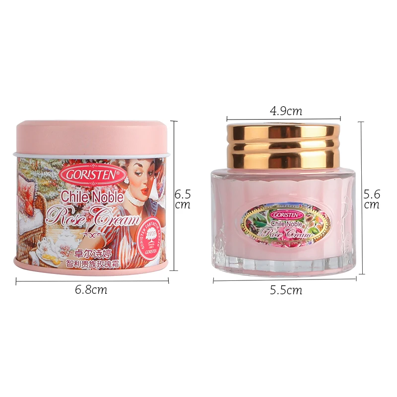 Skin care cream face whitening moisturizing anti aging lightening rose face cream for women