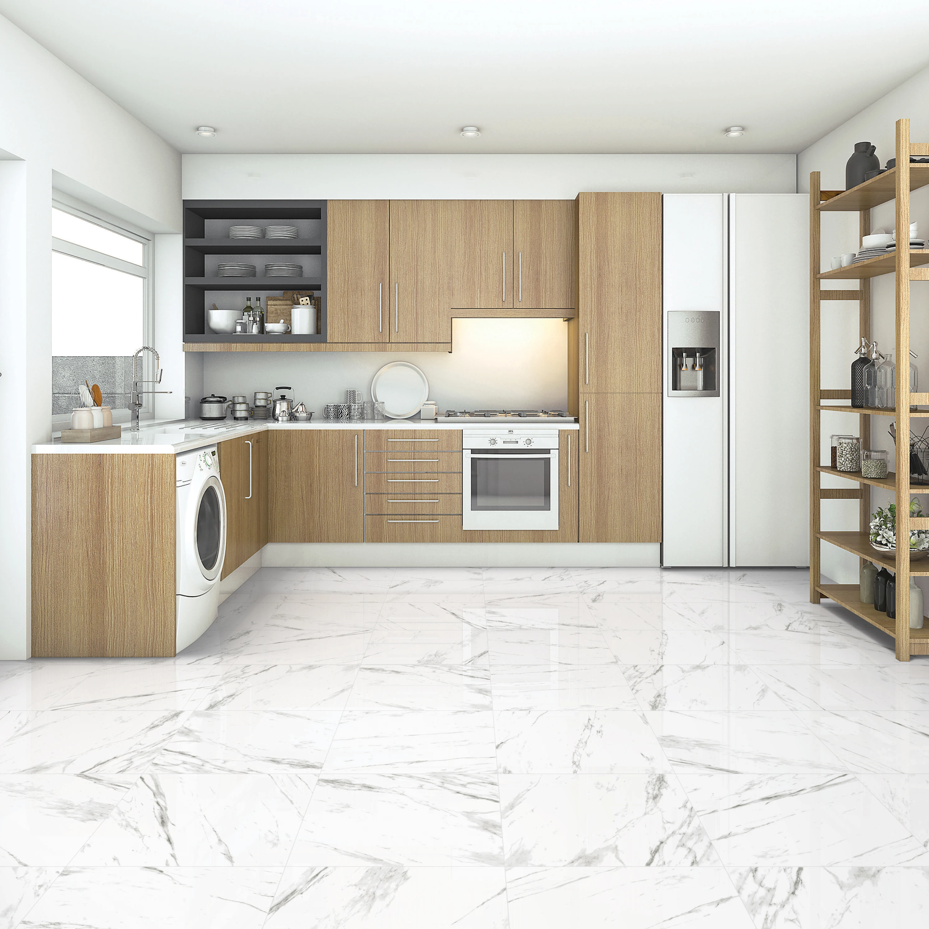 pure natural cararra marble look flooring tiles with grey veins full glossy layer surface tiles azulejos porcelanato 600x600mm