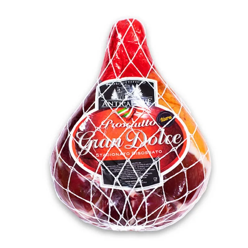 BEST QUALITY ITALIAN MADE RAW HAM WITHOUT BONE PRESSED FOR EXPORT