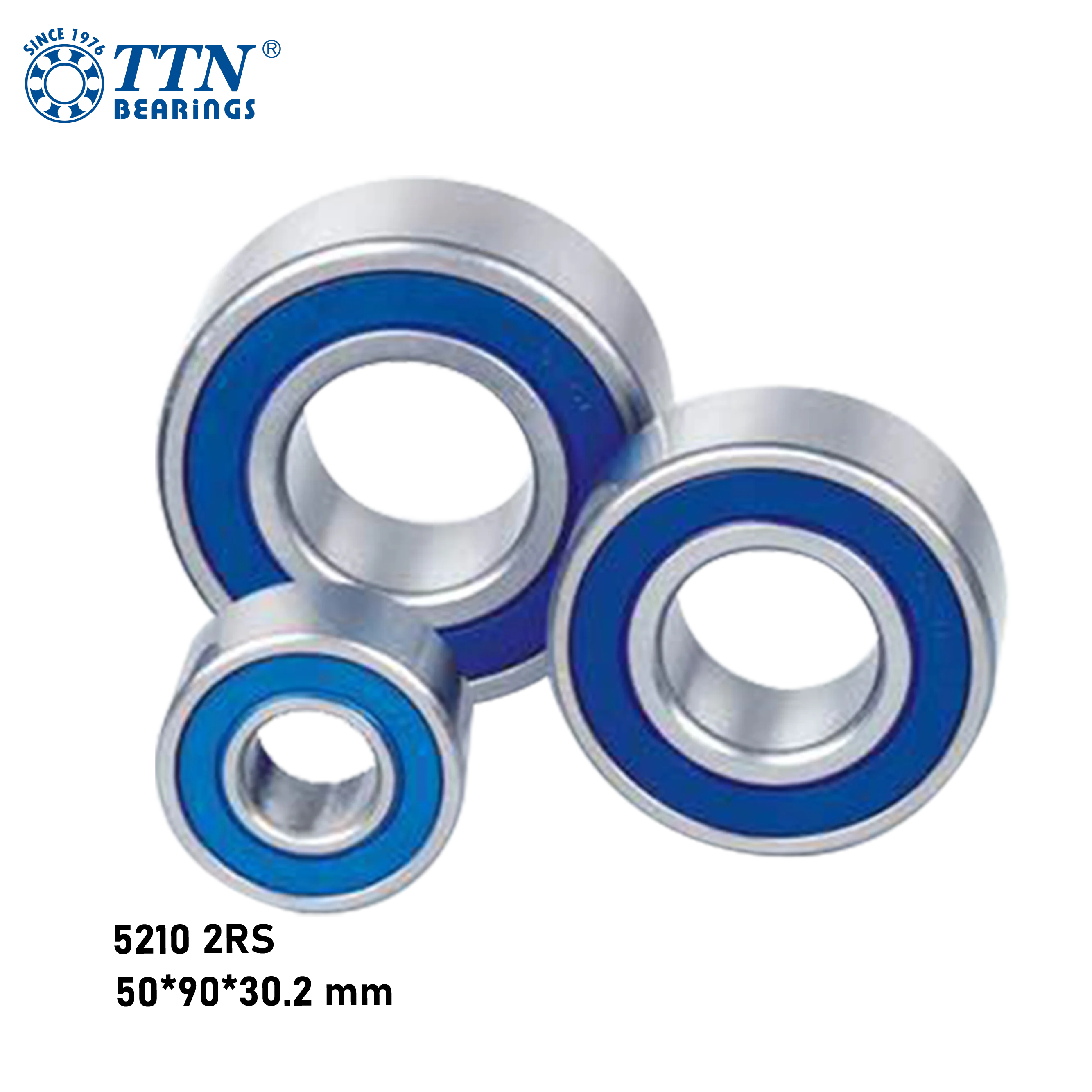 TTN 5210 2RS Double Row Angular Contact Ball Bearing