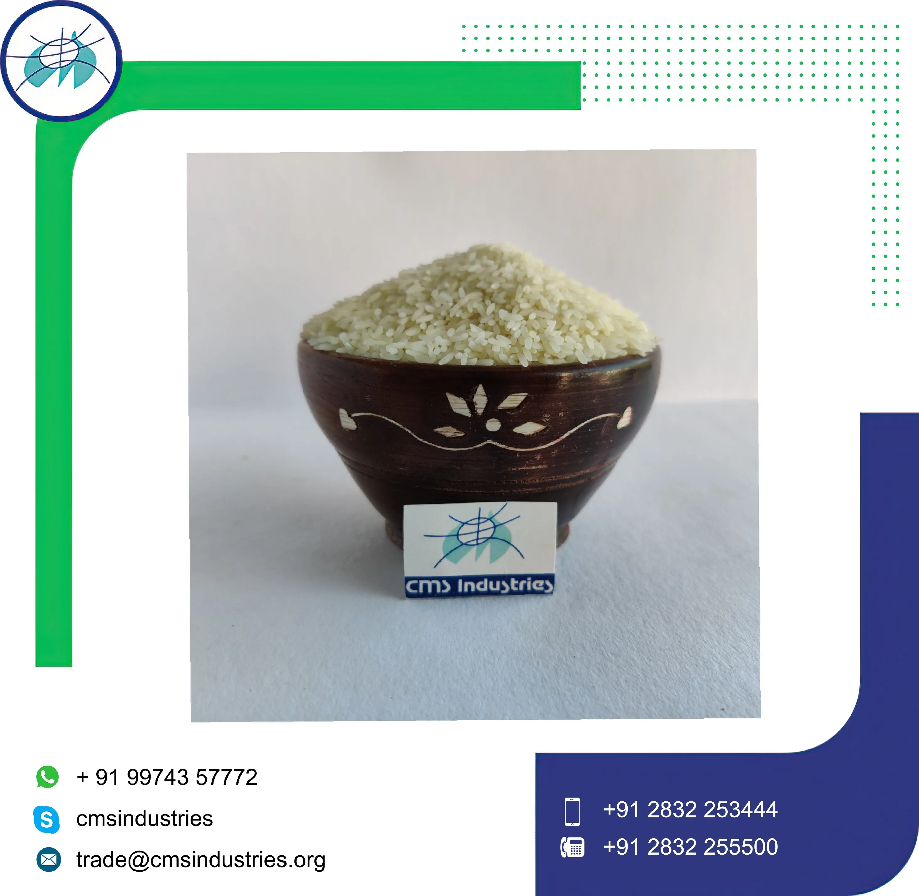 Индийский белый рис высшего качества 5%