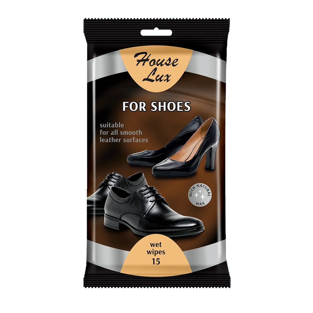 
HouseLux 15 wet wipes for shoes 