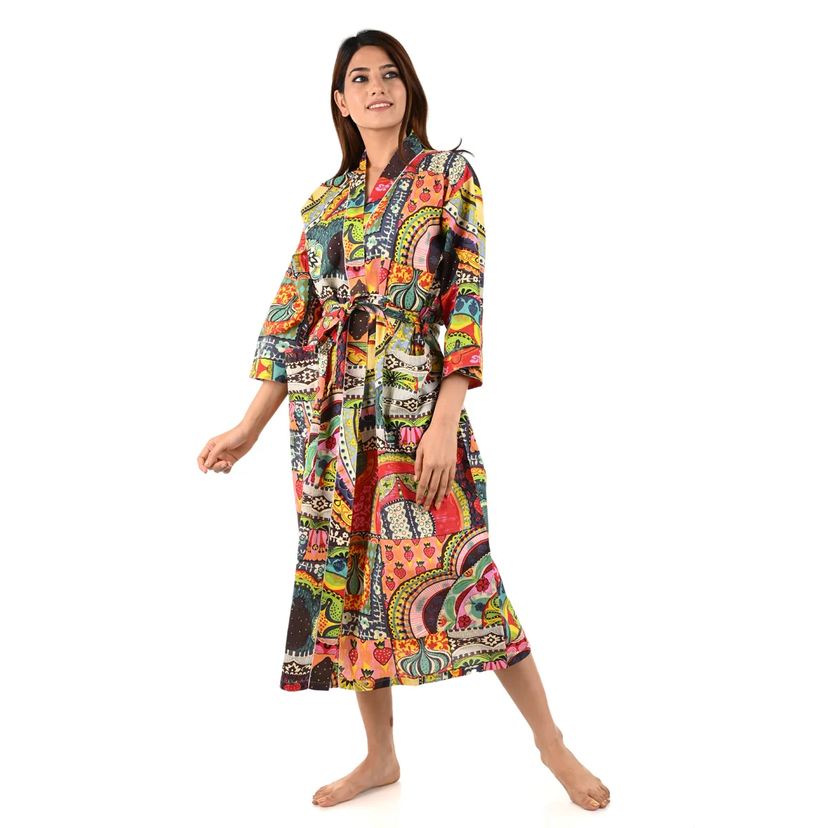 Good Quality Cotton Luxury Sleepwear Nightgown Bathrobe