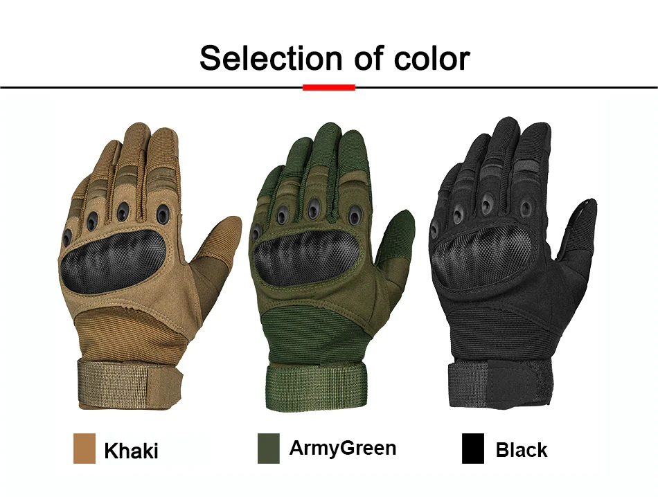 Men Full Finger Touch Screen Tactical Army Gloves Cycling Hiking Riding Motorcycle Gloves Microfiber