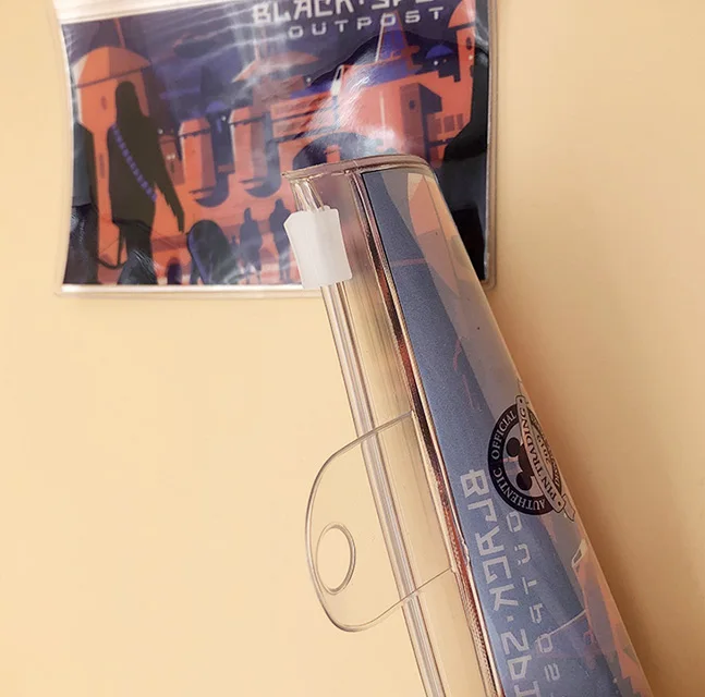 Customized Design Clear Soft PVC Full Color Printing ID Name Card Holder with Zip