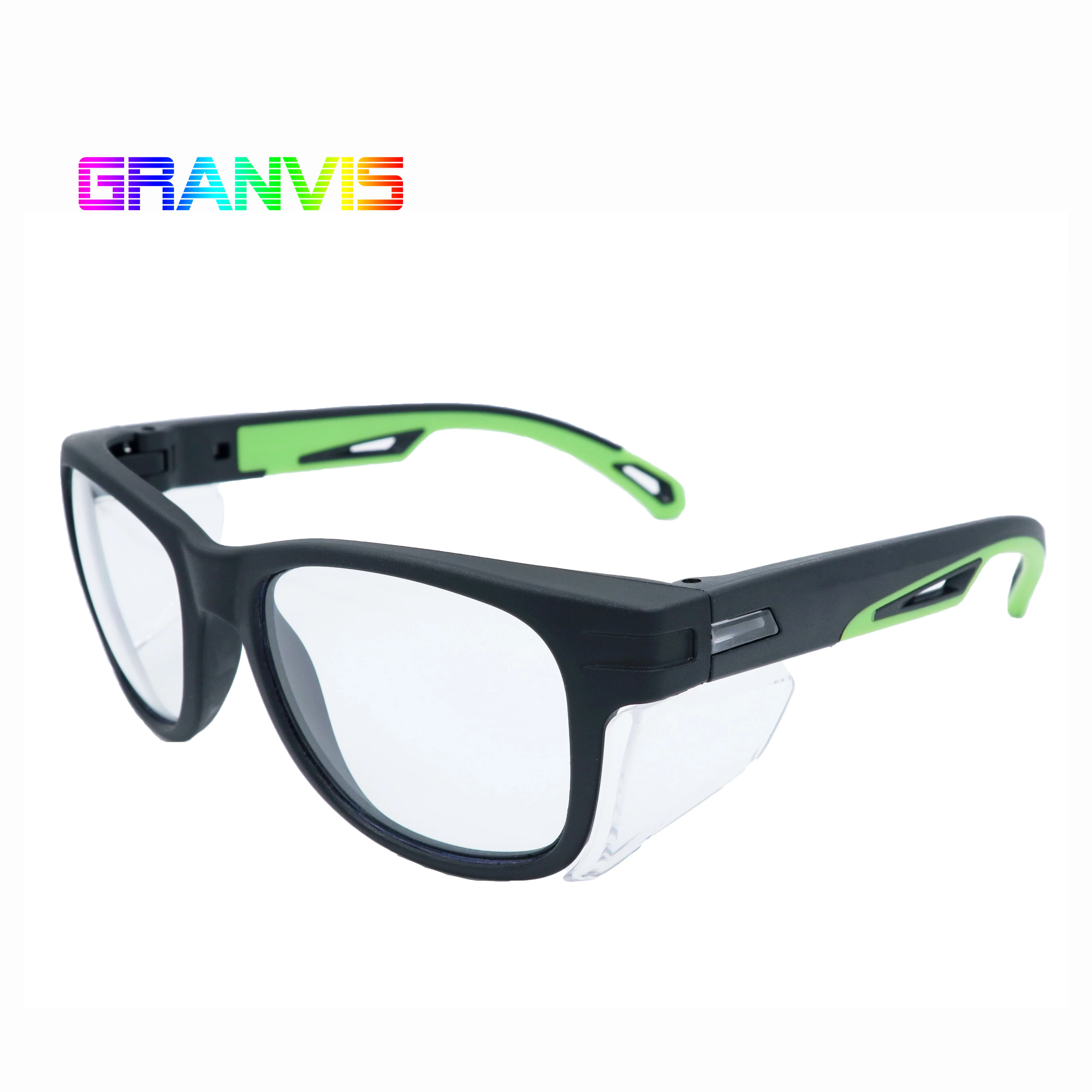 Защитные очки со съемной боковой защитой и вводят храмов интегрированный носовые фиксирующие накладки