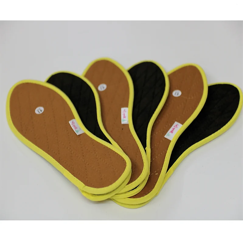 Soft Insoles Natural Cinnamon Super Breathable and Absorbent Shoe Insoles Smell for Foot