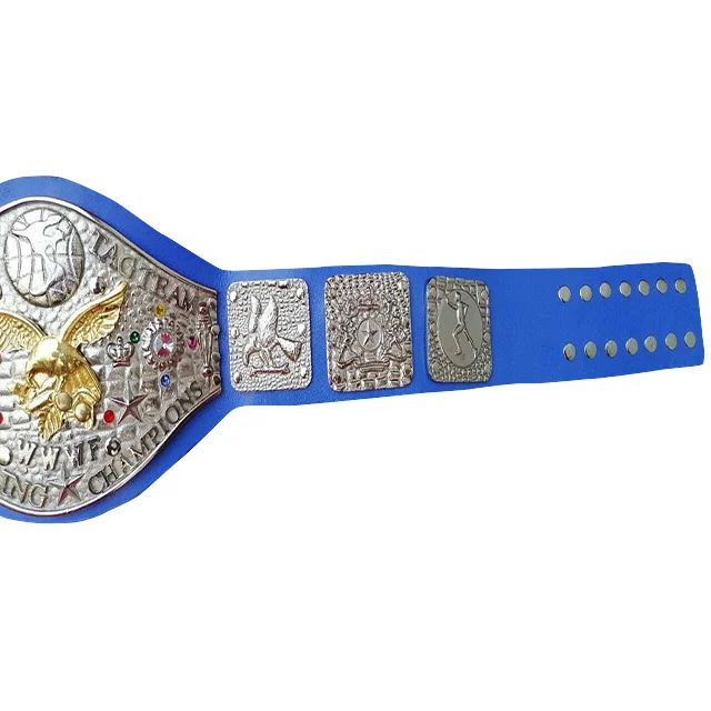 Custom WWWF Rick Martel WWF Tag Team Wrestling Championship Belt Martels Champions belt