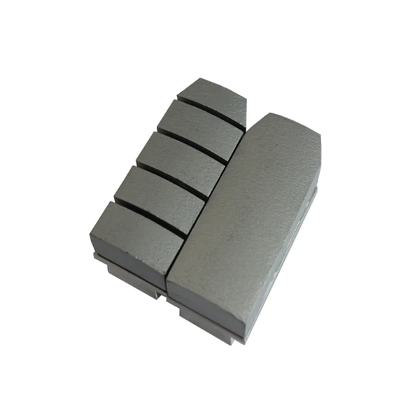 Senly electricity saving high quality 140mm diamond fickert abrasive tools for marble granite slabs for Asian market