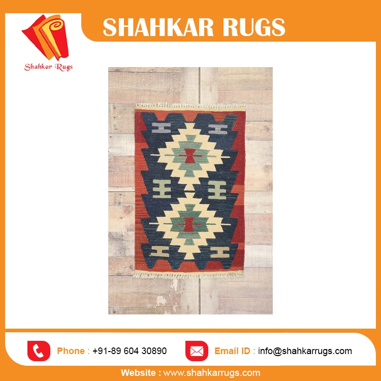 Design Kilim Carpet Handmade Bulk Supply Kilim Rugs for Sale Print Factory Price Top Quality New Plush Modern Rectangle Washable
