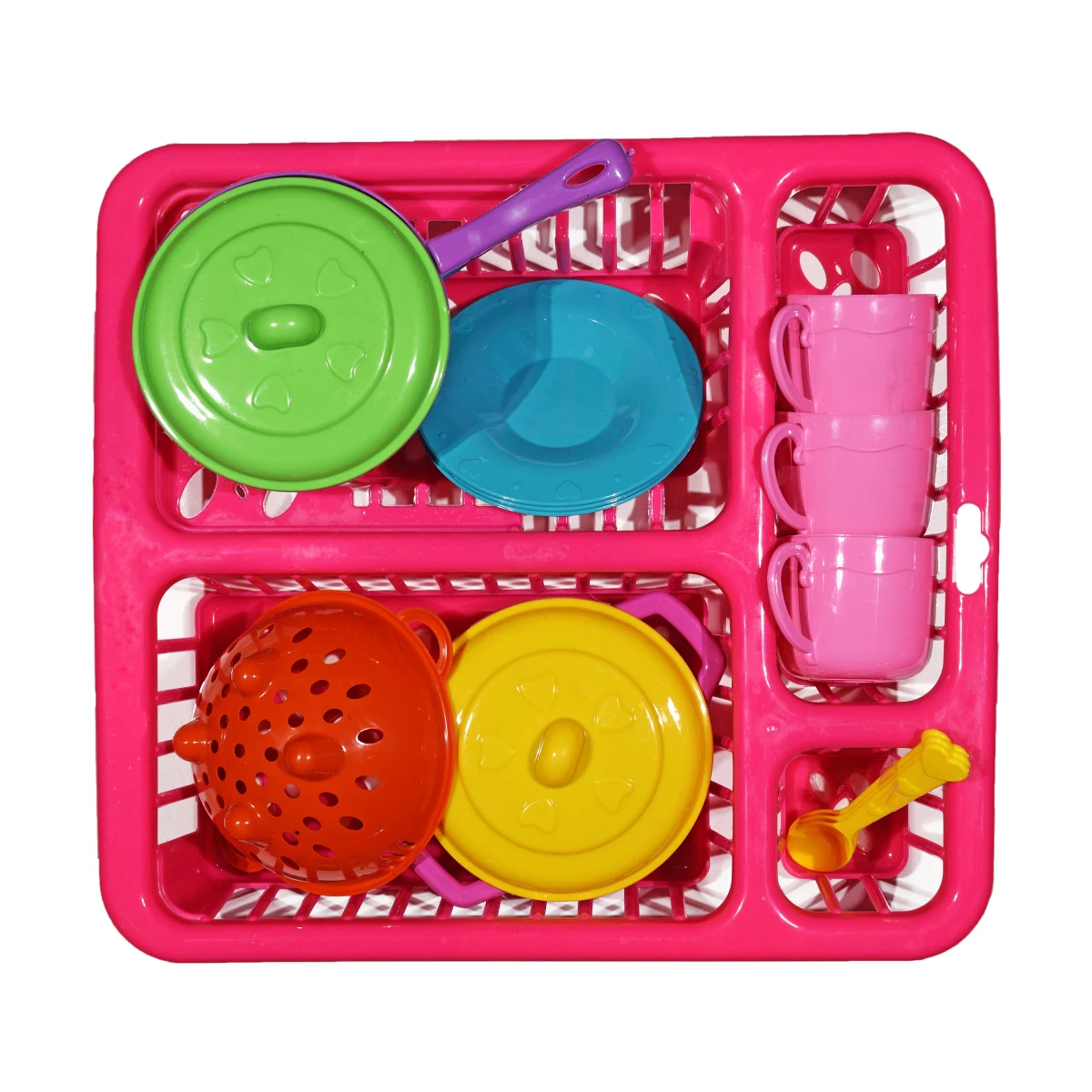 Kitchen Set With Dish Basket Toy Set Made In Turkey Manucafturer Educational Creative Pretend Play Role Play Set  Trend PP Sale