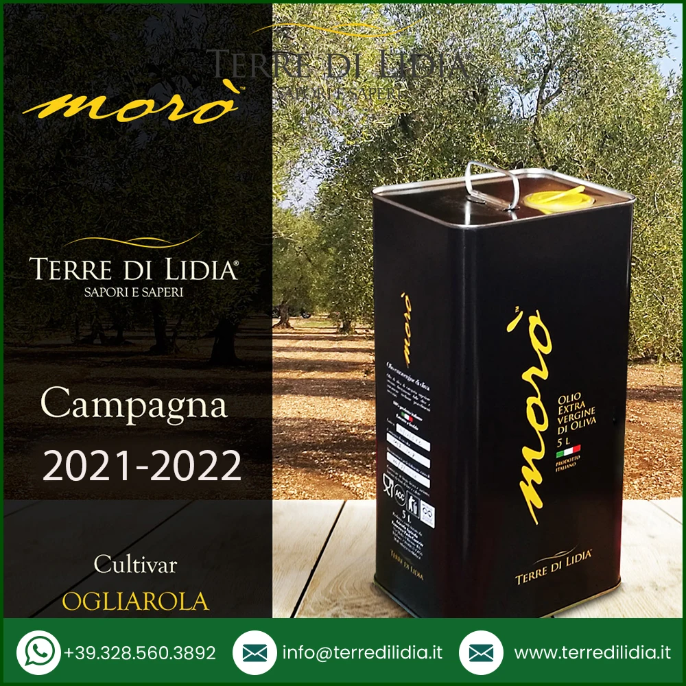 Direct Manufacturer Low MOQ Pure Italian Extra Virgin Olive Oil Latta Moro 5 L