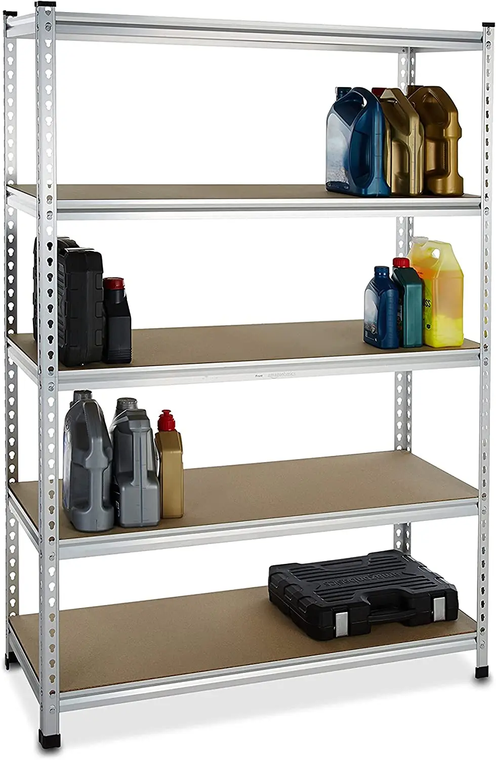  5 ярусов Heavy Duty Высокое качество без пыли Регулируемый алюминиевый стеллаж для хранения