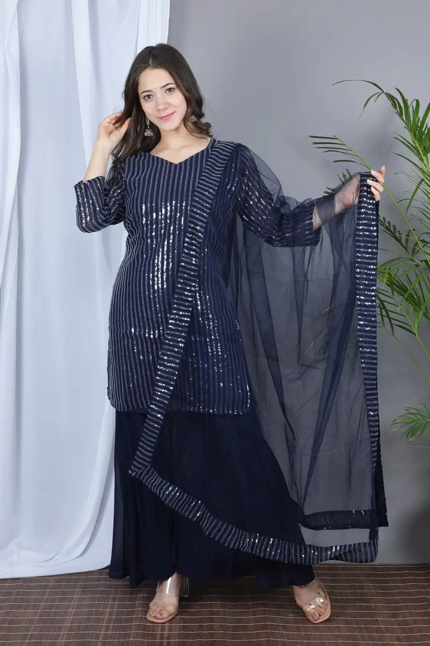 Новое поступление 2023 Индия и Пакистан сальвар камиз Женская коллекция Kurti Kurta