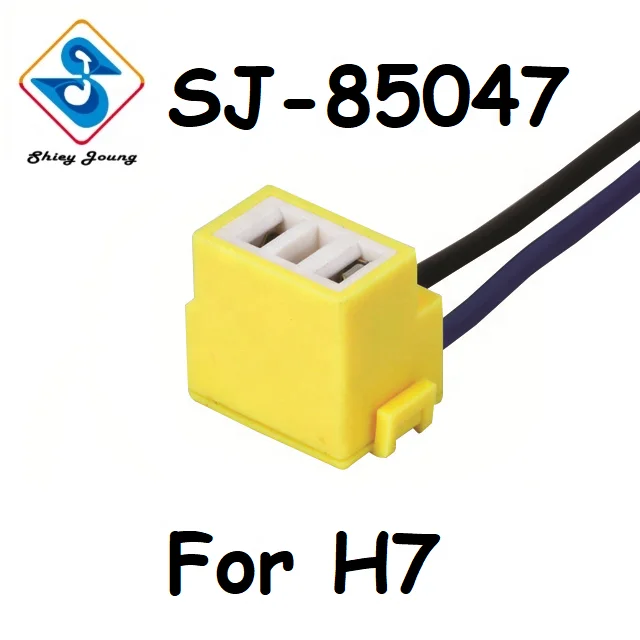 High Temperture Resist H4 Headlight Wire Harness 3 Pin Auto Connector Female UREA Headlamp connector