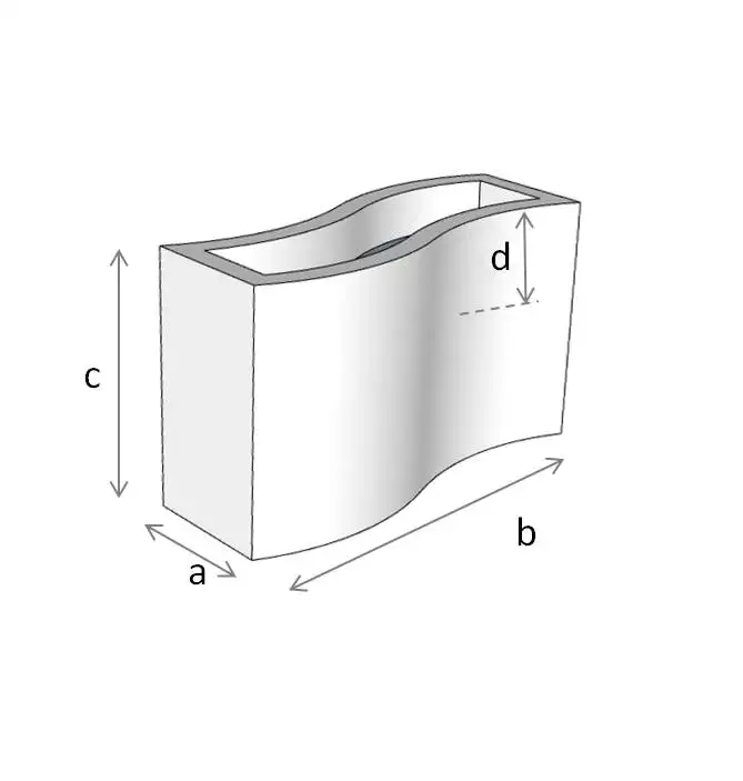 Итальянская пластиковая ваза лучшего качества для сада